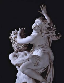 rape of Proserpina by Bernini at the Borghese Gallery