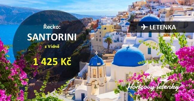 Za příjemným počasím na SANTORINI - Honzovy letenky