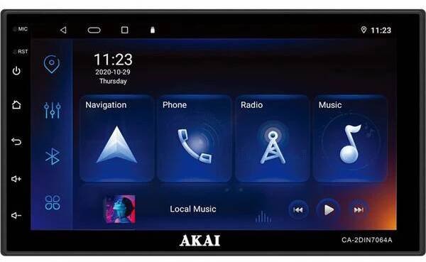 Autorádio s LCD AKAI CA-2DIN7064A černé | DATART