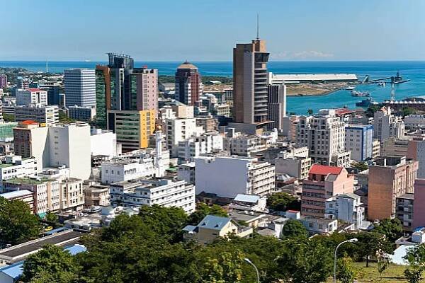 panorama port louis, mauricius - mauricius - stock snímky, obrázky a fotky