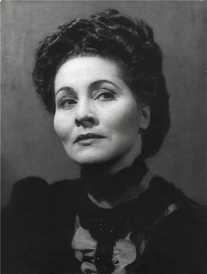 Nepřátelé - 21.05.1954 Marie Glázrová (Taťjana) Foto: Jaromír Svoboda