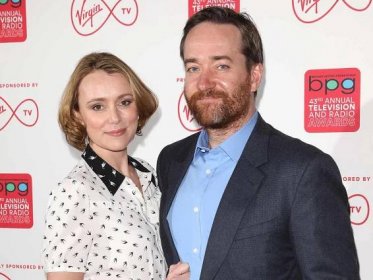 Keeley Hawes and Matthew MacFadyen attend the Broadcasting Press Guild Television & Radio Awards at Theatre Royal on March 17, 2017 in London, England