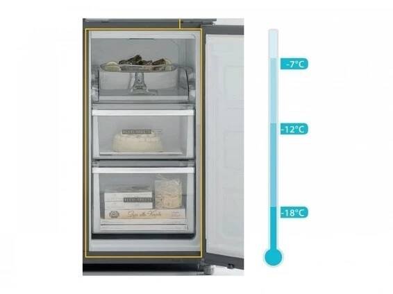 Americká lednice Whirlpool W Collection WQ9 B2L nerez | DATART
