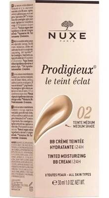 Nuxe Rozjasňující BB krém Prodigieux Le Teint Eclat Tinted Moisturising BB Cream 24H 2 Medium 30 ml od 373 Kč - Heureka.cz