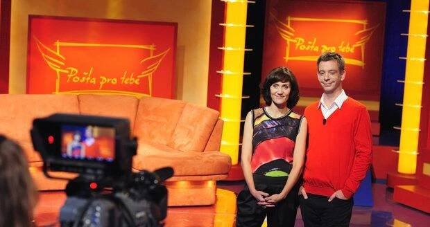 Ester Janečková a Martin Kavan jako pošťák Ondra v Poště pro tebe