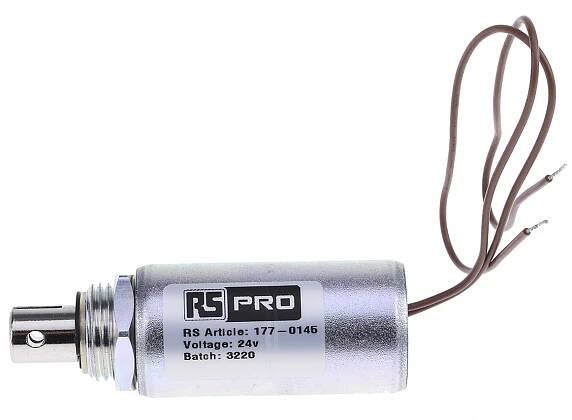Lineární solenoid, 24 V DC