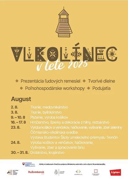 Vlkolínec v lete 2025 – Visit Vlkolinec
