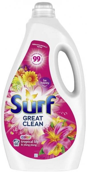 Surf Color prací gel Tropical 3 l