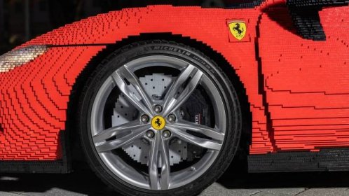 red lego car tires