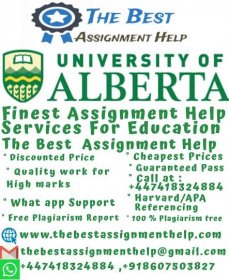 University of Alberta Assignment Help - The Best Assignment Help