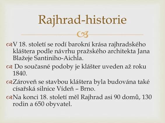 PPT - Rajhrad-historie PowerPoint Presentation, free download - ID:4393651