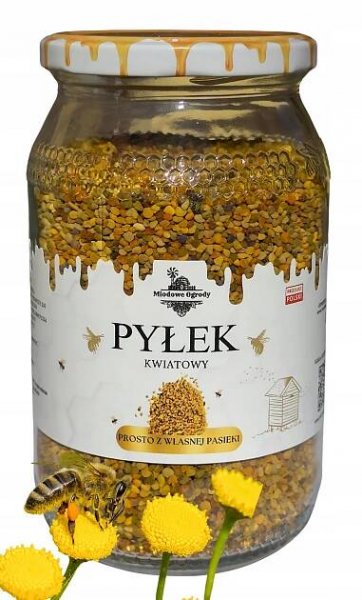 VČELÍ KVĚTOVÝ PYL Z PRUHY PŘÍRODNÍ 1KG Miodowe Ogrody 2025 Druh včelí pyl