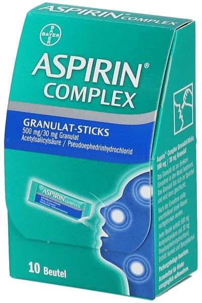 ASPIRIN® COMPLEX Granulat-Sticks 500mg/30 mg