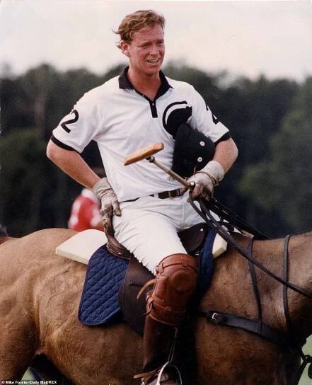 Major James Hewitt at the Royal Berkshire Polo Club Major James Hewitt At The Royal Berkshire Polo Club In 1991