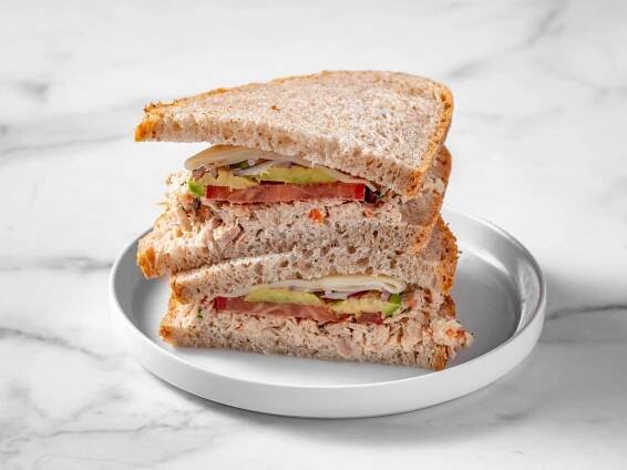 Tuna Melt Hot Sandwich