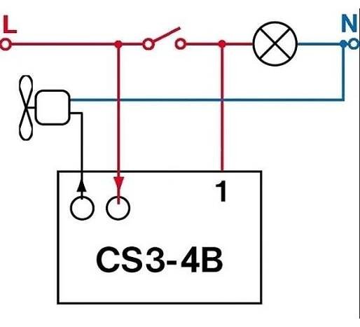 Časový spínač časové relé CS3-4B