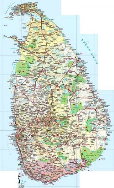 Maps of Sri Lanka | Map Library | Maps of the World
