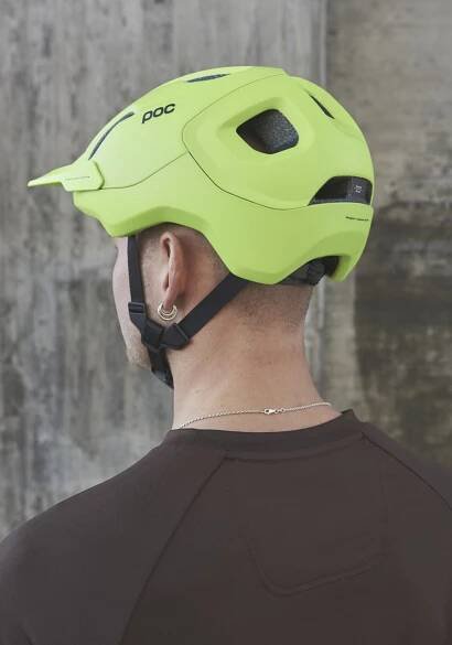 Cyklistická helma Poc Axion Fluorescent Yellow / Green Matt | David sport Harrachov