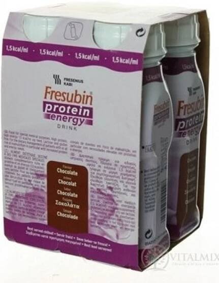FRESUBIN PROTEIN ENERGY DRINK ČOKOLÁDA POR SOL 4X200ML