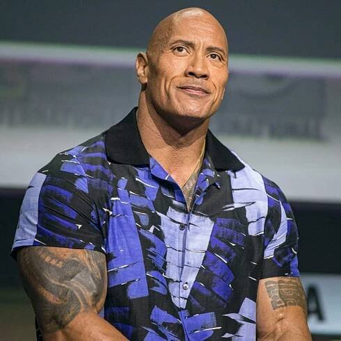 Dwayne Johnson comic con