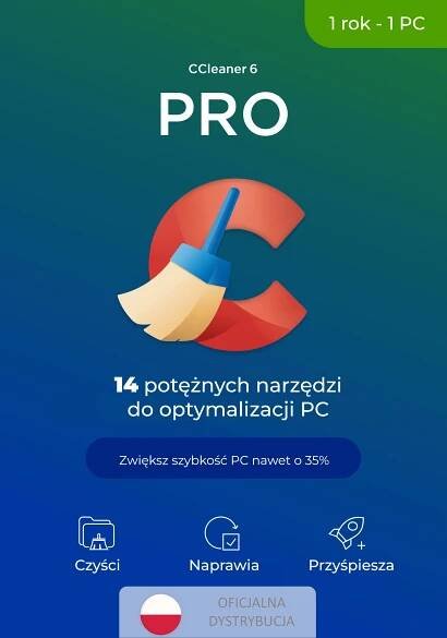 Piriform CCleaner Professional PLUS 3PC / 1 rok