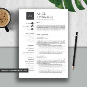PlannerBundle.com – Professional and Simple Resume Templates and Planner Templates