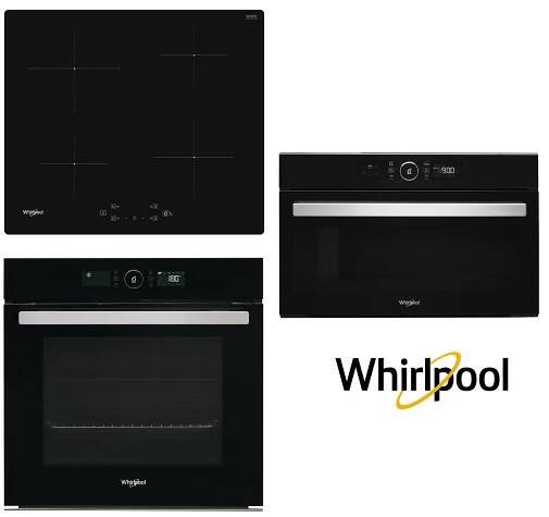 WHIRLPOOL Set WHIRLPOOL AKZ9 6230 NB + AMW 730 NB + WS Q7360 NE + Záruka 5 let na MOTOR VENTILÁTORU trouby