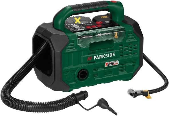 Parkside Aku kompresor a pumpa PKA 20-Li D3 – bez akumulátoru a nabíječky