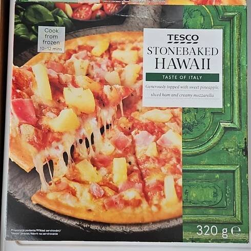 Stonebaked Hawaii pizza Tesco