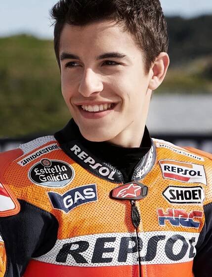 Retrato de Marc Marquez para Repsol