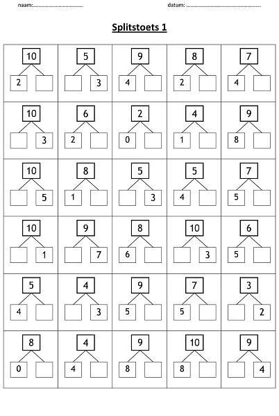 the worksheet for addition and subtraction with numbers 1 to 10 on it