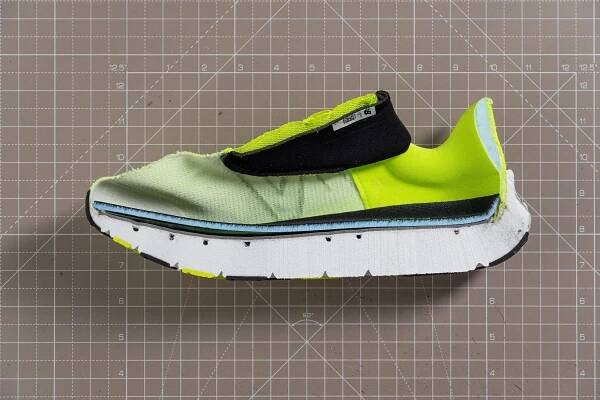 New Balance Kaiha Road cut in half in RunRepeat shoe lab