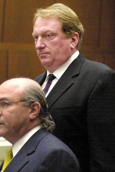 Jeffery Jones appears in Los Angeles Superior Court on November 21, 2002 in Los Angeles, California.