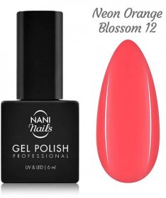 NANI gel lak 6 ml - Neon Orange Blossom - NaniNails.cz