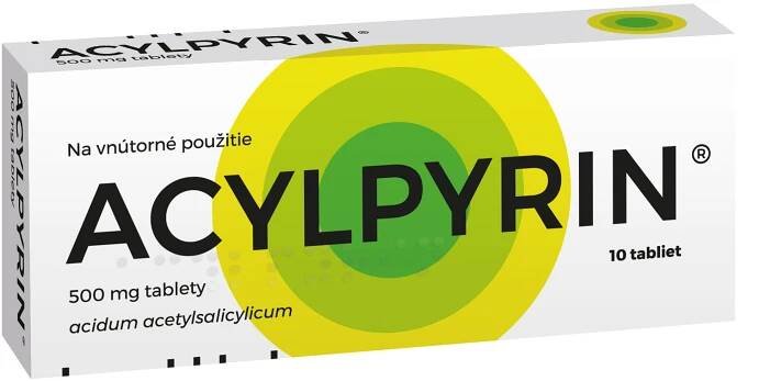 ACYLPYRIN 500MG neobalené tablety 10