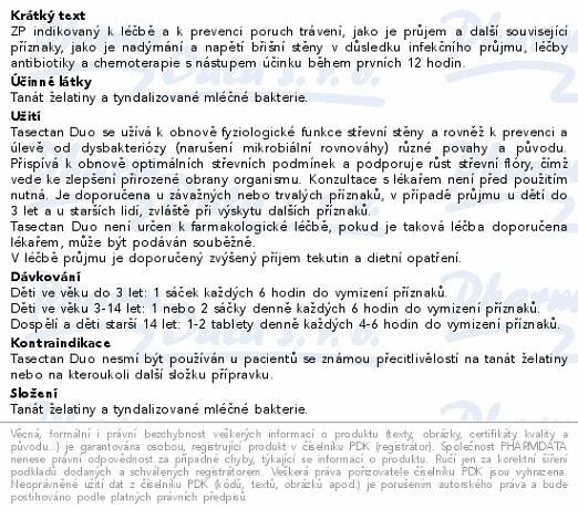 Tasectan DUO tbl.12