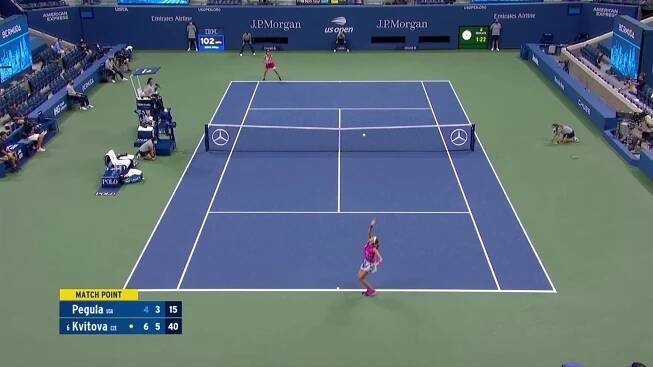 Kvitová si zahraje osmifinále US Open, ve dvou setech přehrála Pegulaovou