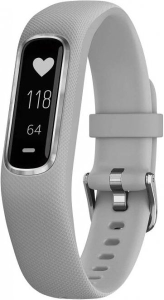 Garmin Vivosmart 4 Fitness hodinky S/M světle šedá