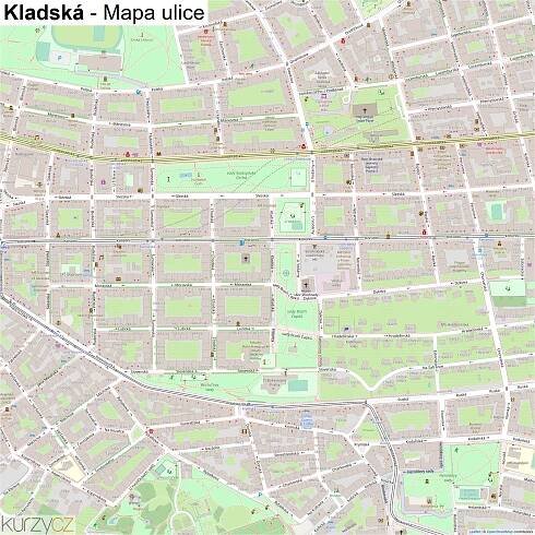 Kladská - mapy | Kurzy.cz