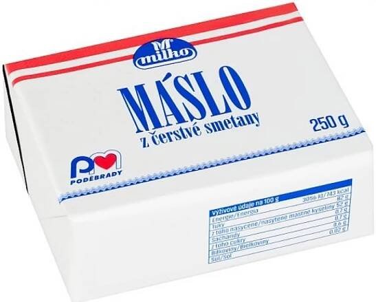 Milko Máslo 82% 250 g