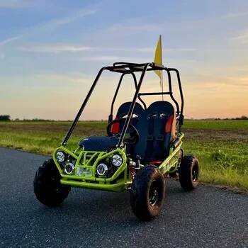 Leramotors Dětská benzínová Buggy LERAMOTORS PREDATOR 170ccm AUTOMAT - zelená