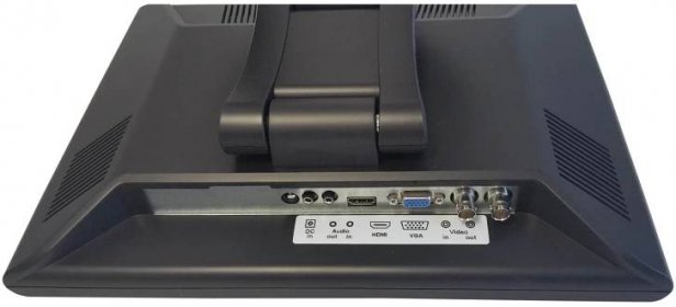 ViewEra V158HB Black 15" HDMI/BNC LCD/LED Security Monitor, 350cd/m2, 700:1, HDMI, BNC In/Out, D-Sub