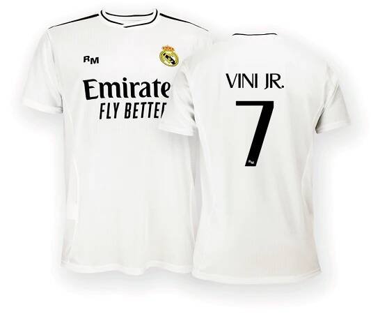 Dres Real Madrid FC 24/25, Vini Jr, replika