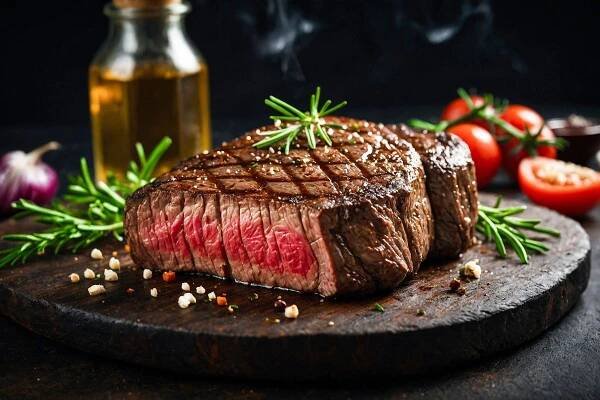 Biftek, pěkně polosyrový... (Zdroj: Shutterstock)