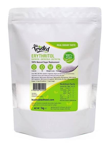 Erythritol 1kg - ZERO Calorie 100% Natural