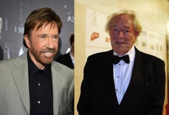 Herci Chuck Norris a Michael Gambon... kdo by řekl, že je jim oběma 73 let