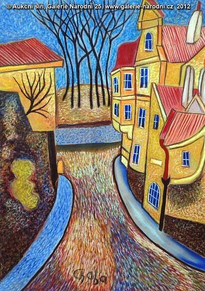 Aukce obrazů | Nový svět | Chaba Karel | Galerie Národní 25 s.r.o.
