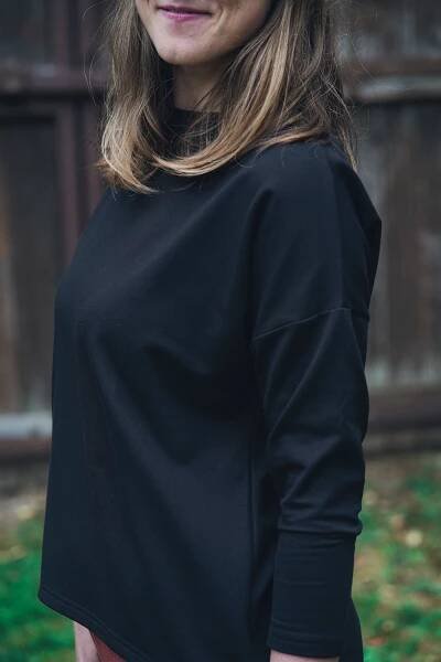 Tričko Basic Warm Black - minile.cz