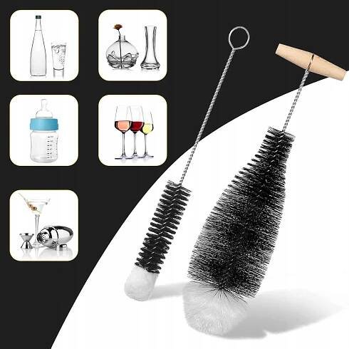 Kartáč na čištění lahví Soda Stream výrobník sody 2 ks Kód výrobce HG9064BK