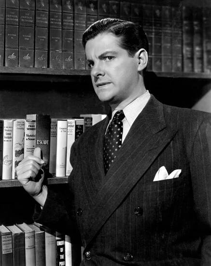 Robert Cummings in Sabotér (1942)